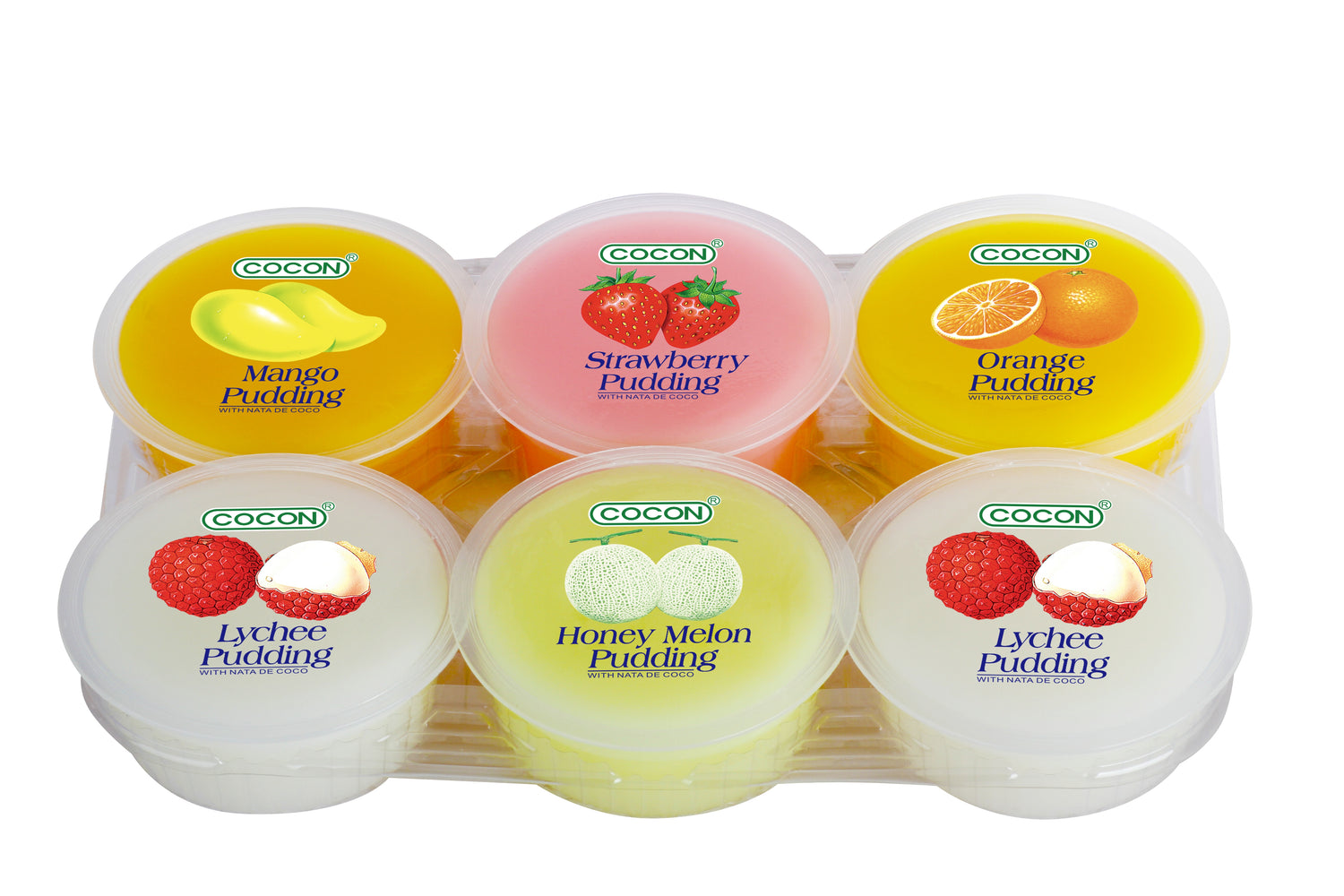 6 Pudding Flavours