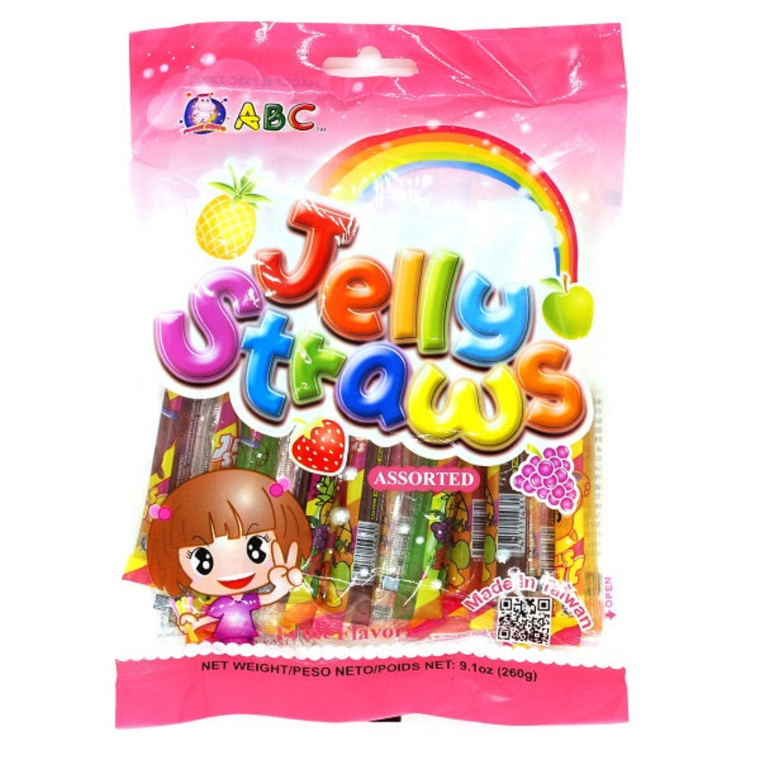 ABC FRUIT JELLY STRAWS 260GR
