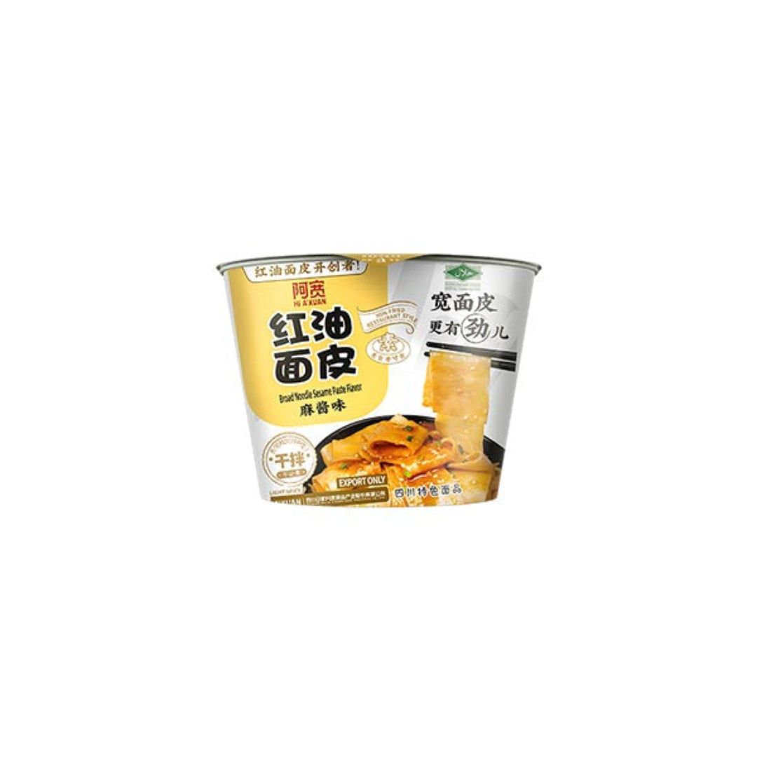 AKUAN BOWL BROAD NOODLE SESAME PASTE FLAVOUR 115GR