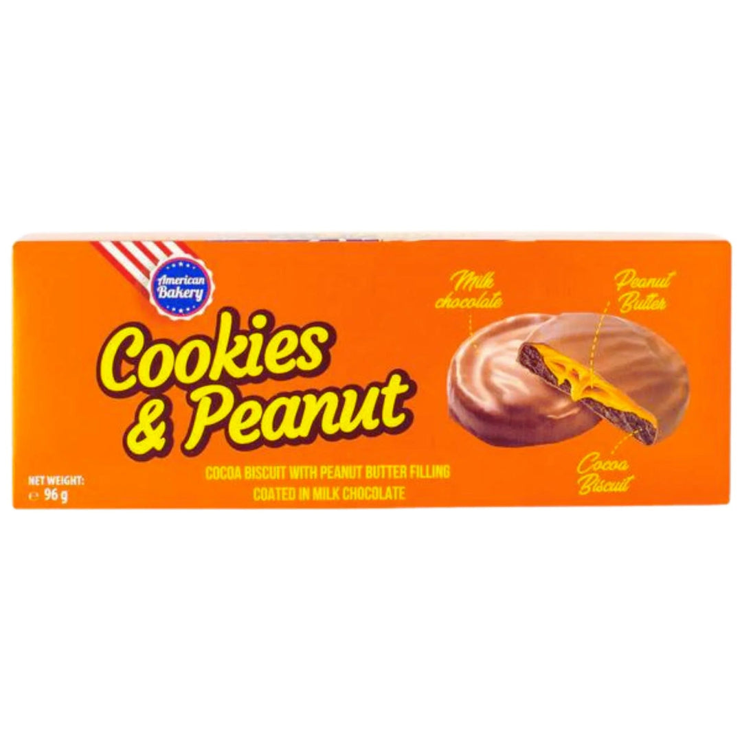 AMERICAN BAKERY COOKIES & PEANUT 96GR