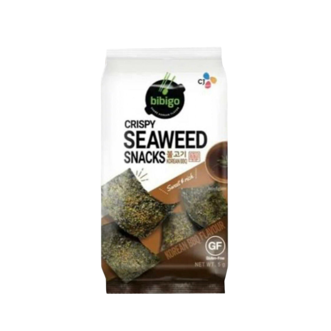 BIBIGO CRISPY SEAWEED KOREAN BBQ FLAVOUR 5GR