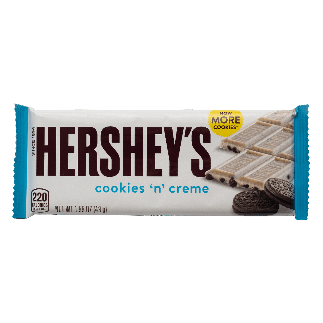 HERSHEY'S COOCKIES & CREAM 43GR