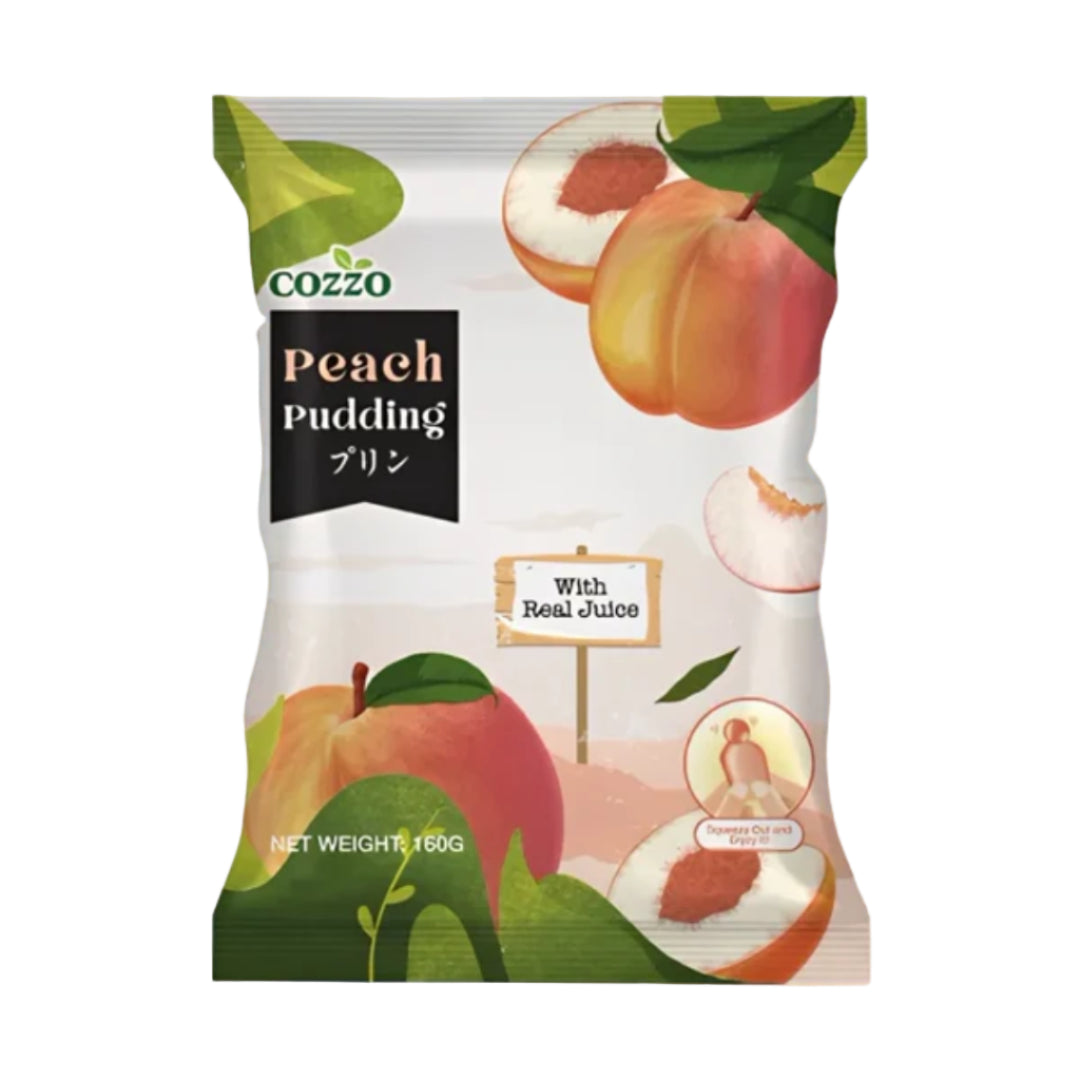COZZO PEACH PUDDING WITH JUICE 160GR