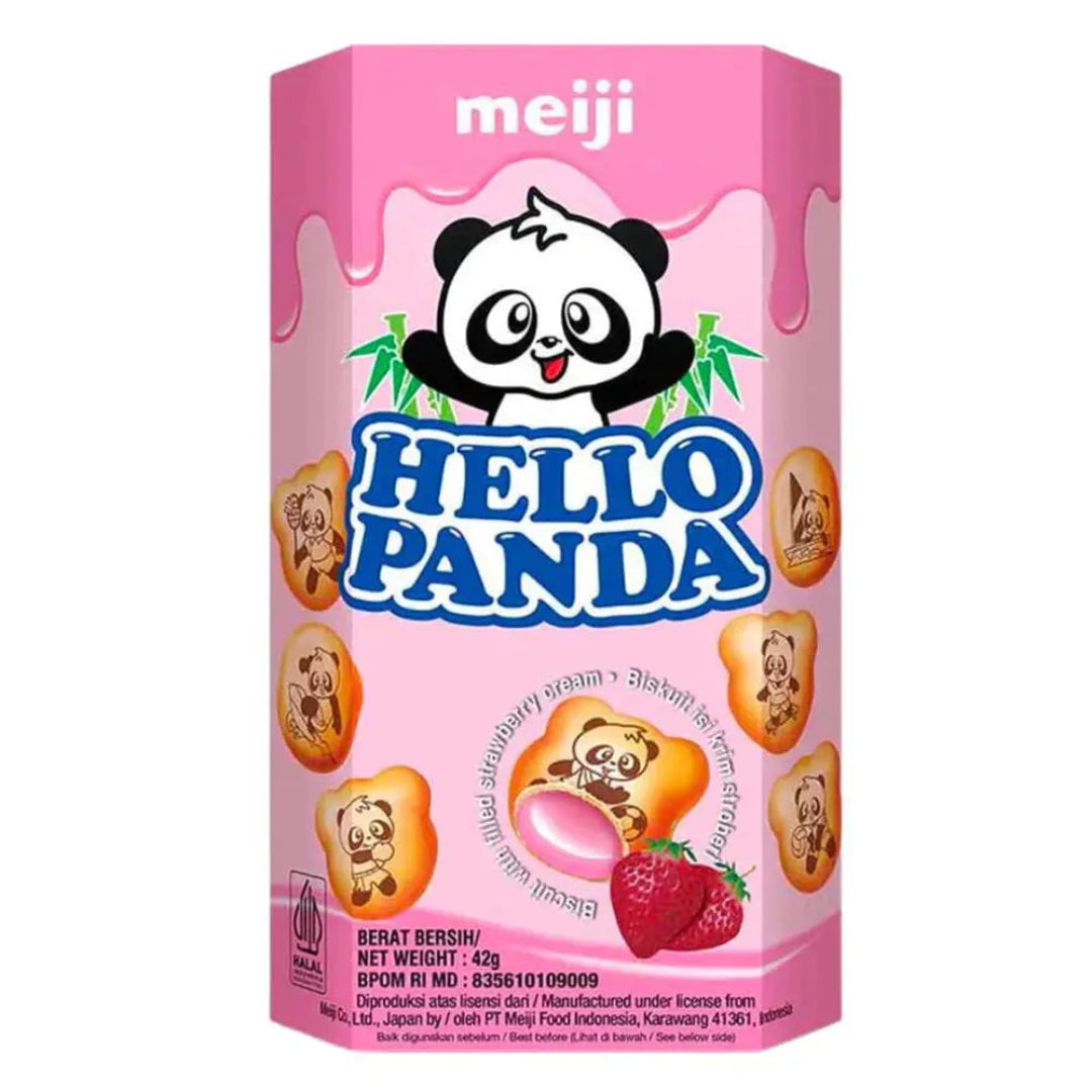 MEIJI HELLO PANDA STRAWBERRY FLAVOUR
