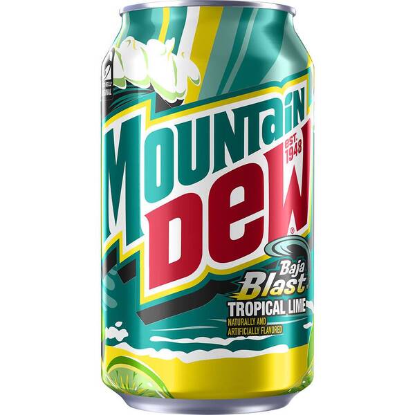Mountain Dew Baja Blast Tropical Lime 355ml