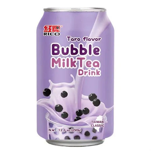 Rico Bubble Milk Tea Taro Flavor 340ml