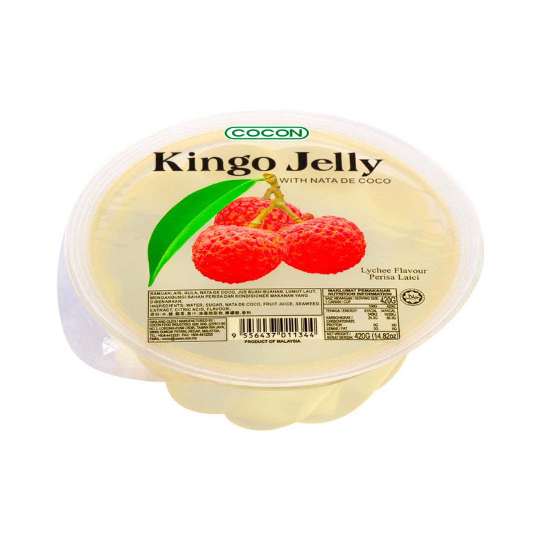 COCON KING JELLY LYCHEE FLAVOUR 420GR