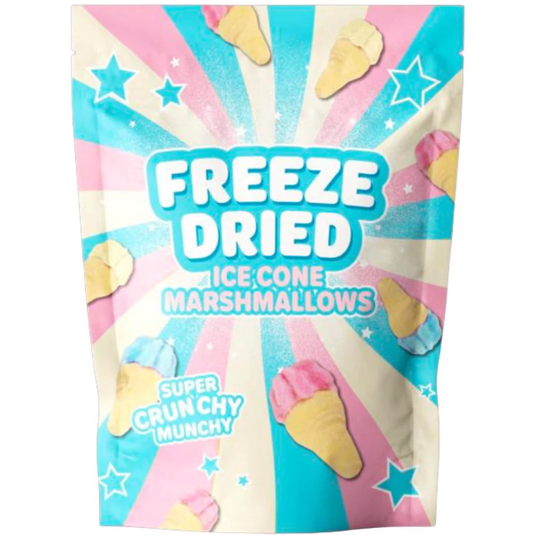 FREEZE DRIED CANDY MARSHMALLOW ICE CONES 48GR