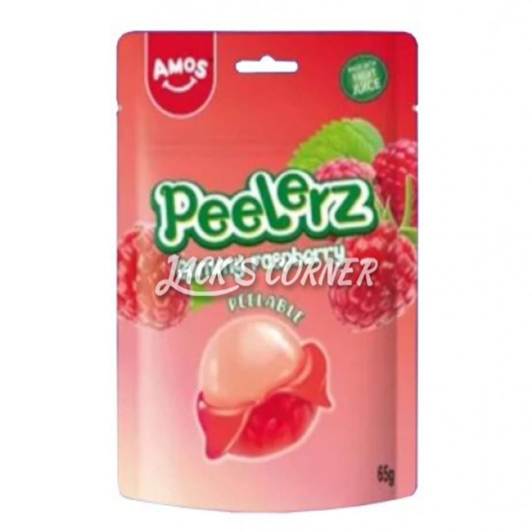 AMOS PEELERZ GUMMY RASPBERRY 65GR