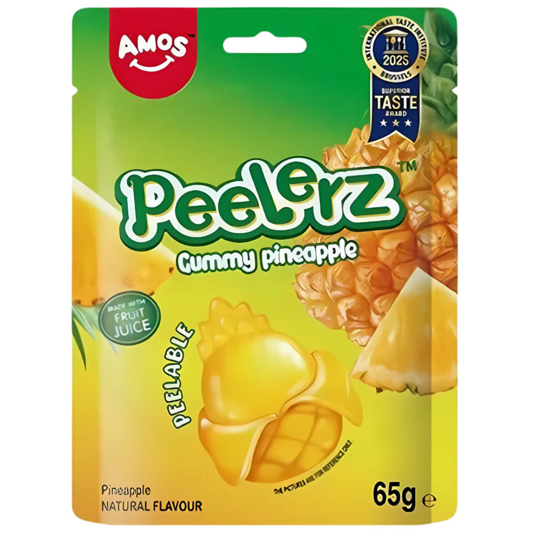 AMOS PEELERZ GUMMY PINEAPPLE PEELABLE 120GR
