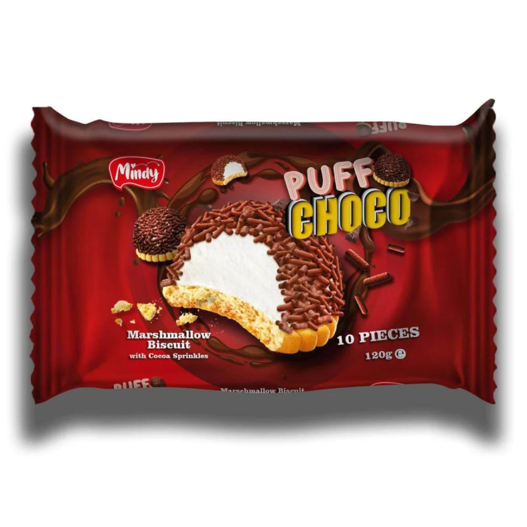 MINDY PUFF CHOCO MARSHMALLOW BISCUITS