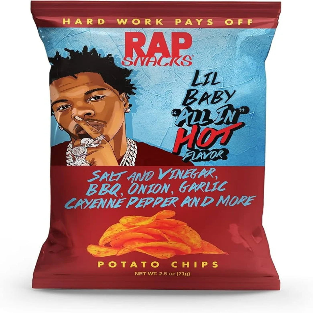 RAP SNACKS LIL BABY SALT & VINEGAR HOT 71GR