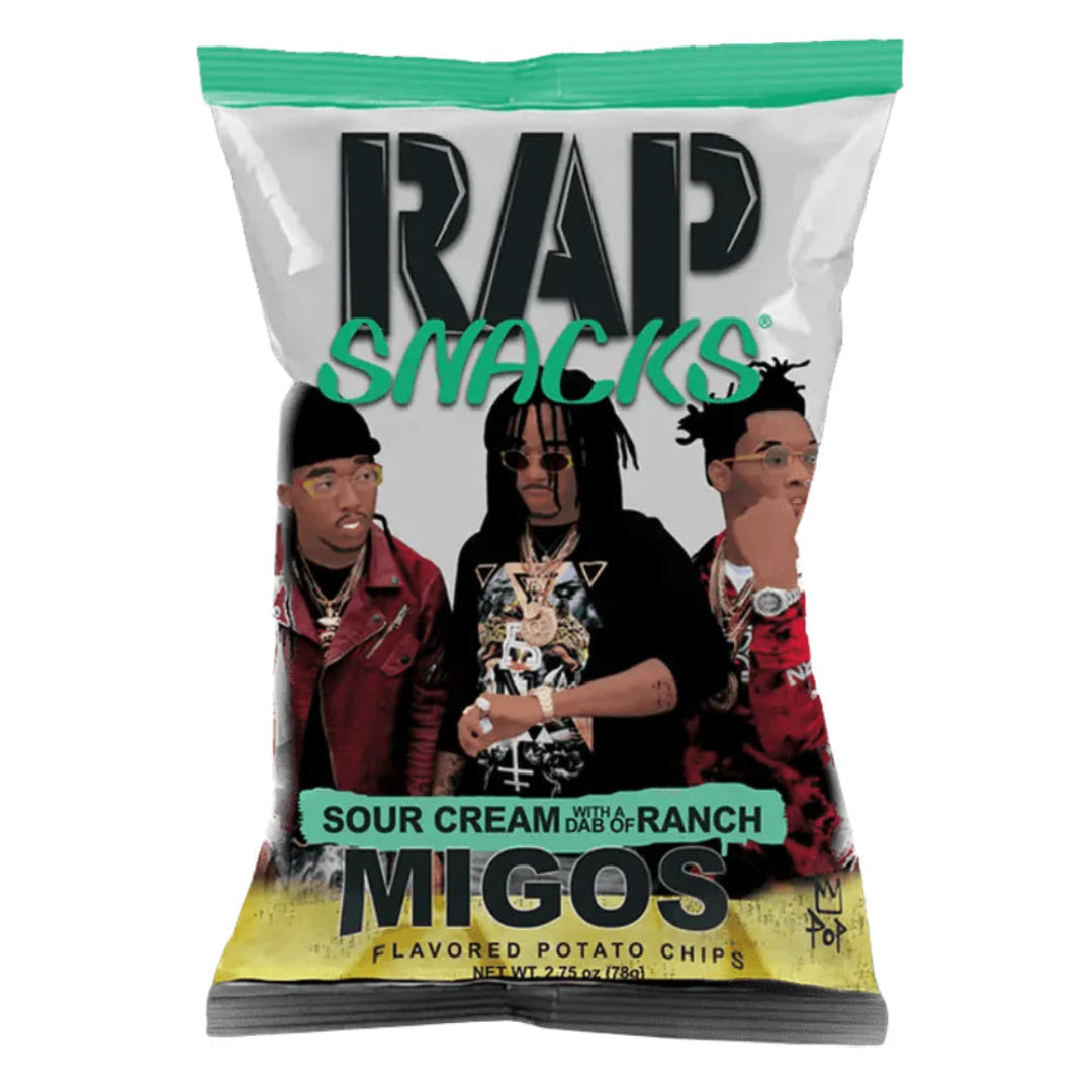 RAP SNACKS MIGOS SOURCREAM & RANCH 71GR