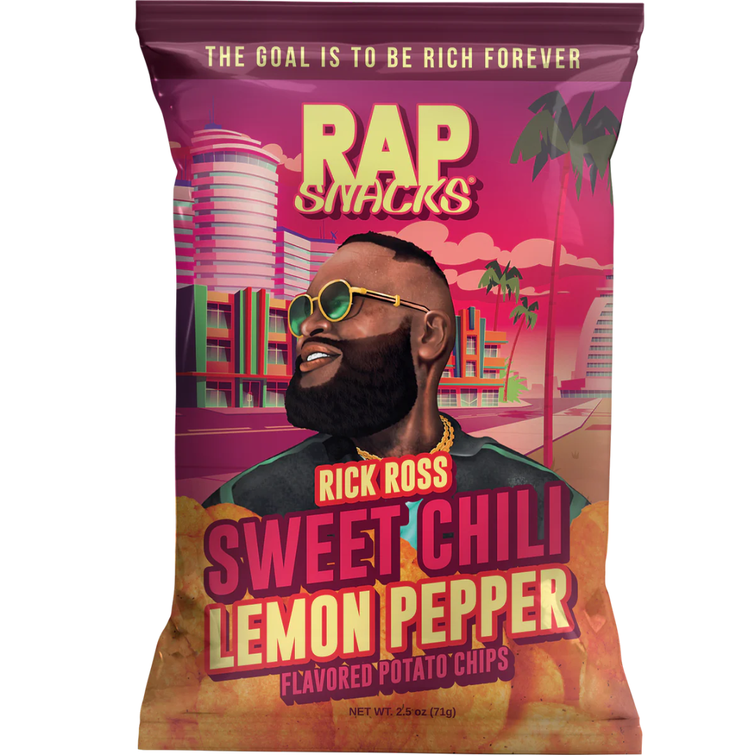 RAP SNACKS RICK ROSS SWEET CHILI LEMON PEPPER 71GR
