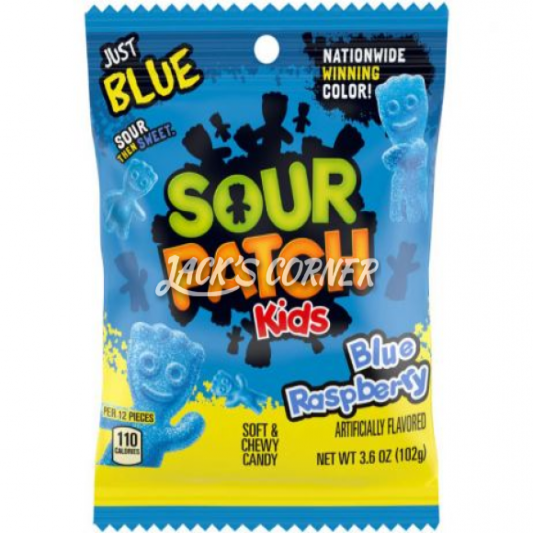 SOUR PATCH KIDS BLUE RASPBERRY 102GR