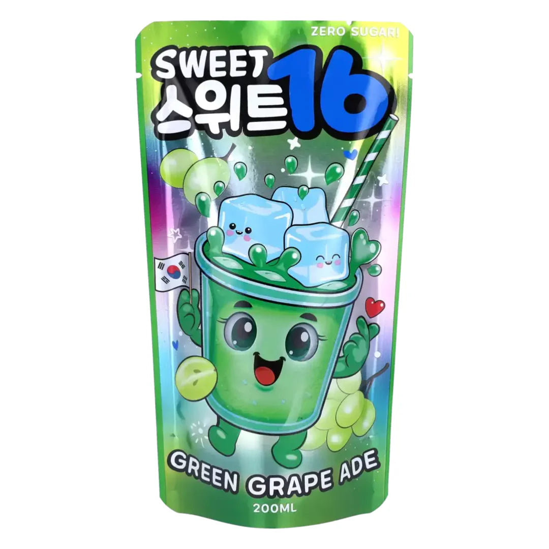 SWEET 16 GREEN GRAPE ADE 200ML