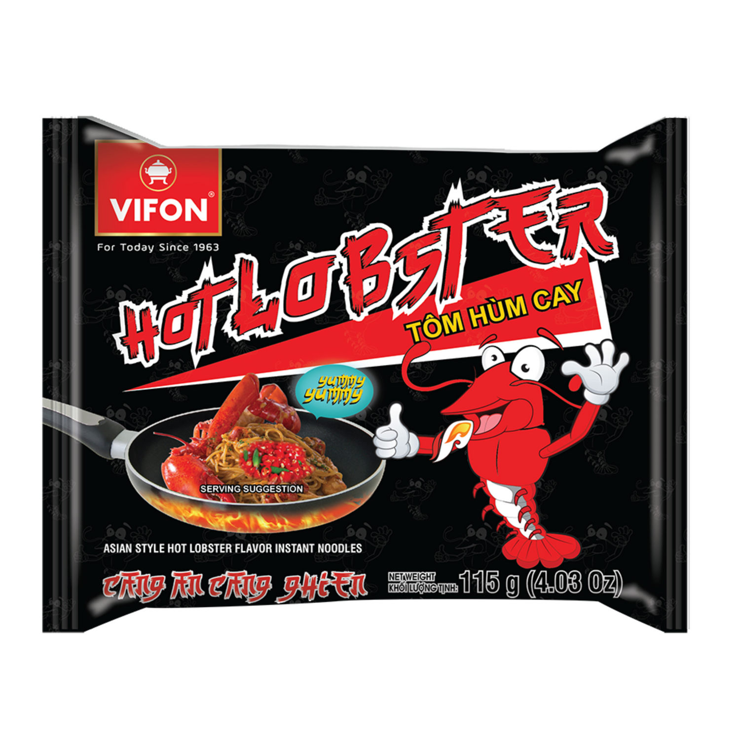 VIFON Instant Noedelsoep met Hete Kreeft Smaak