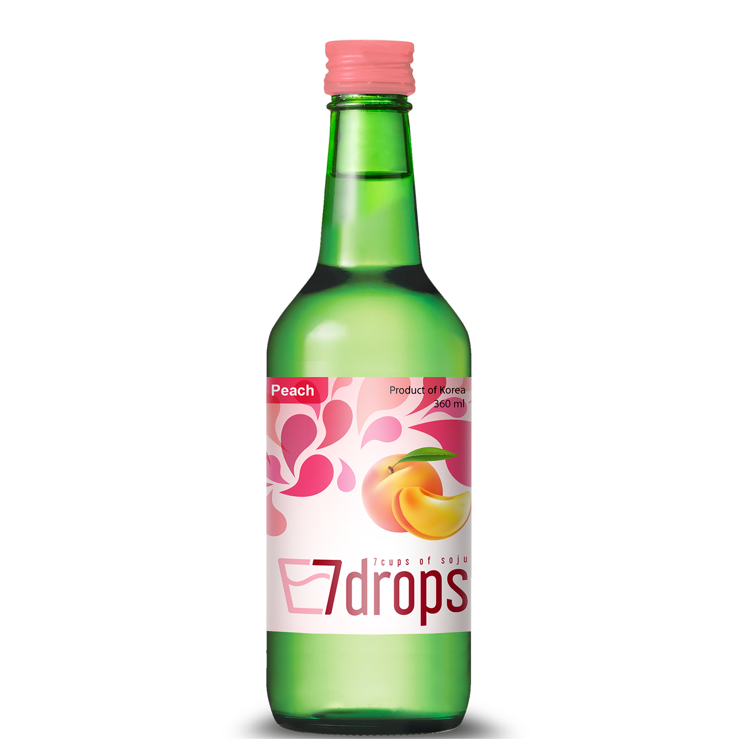7 DROPS Soju met Perziksmaak 12%