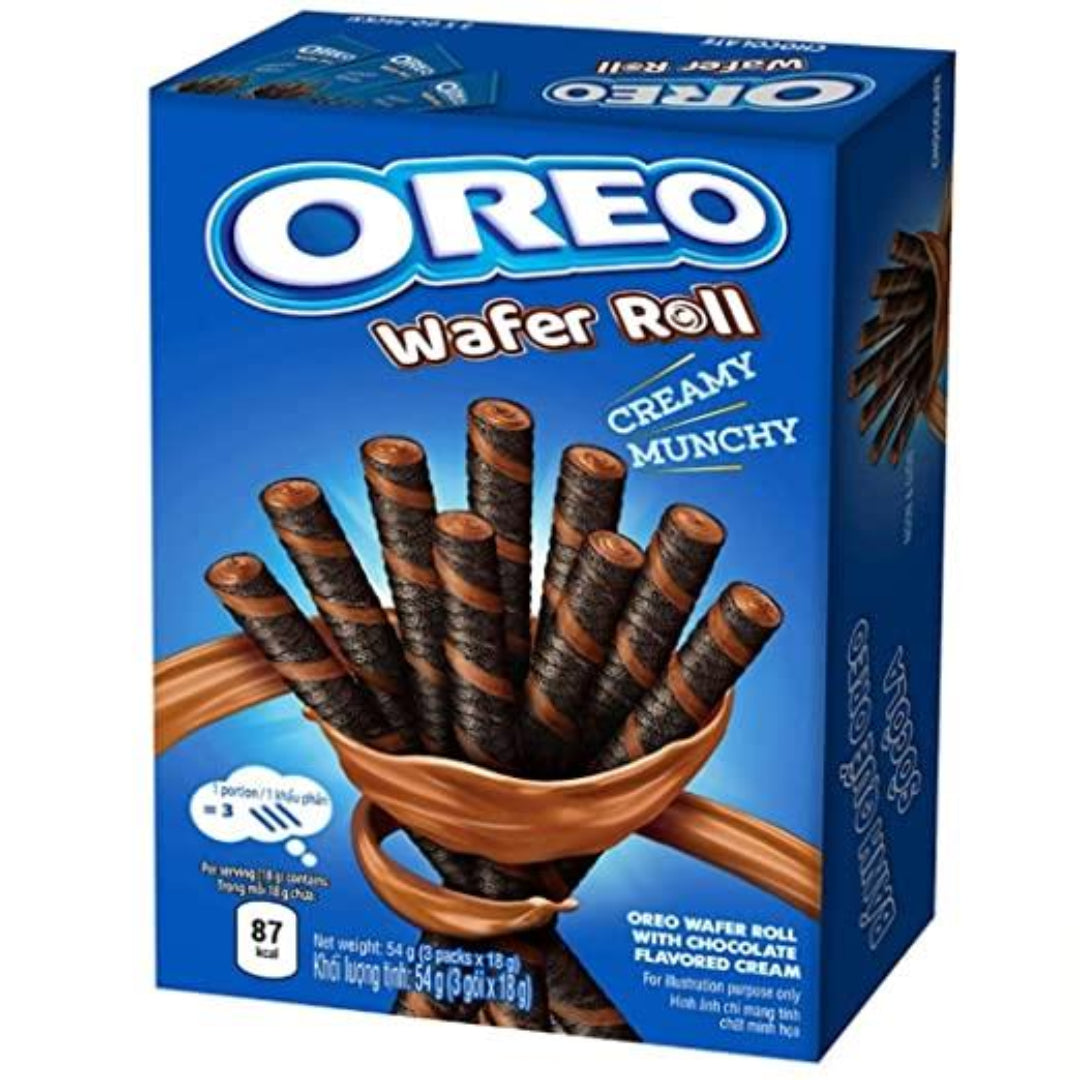 OREO WAFER ROLL CHOCOLATE 54GR