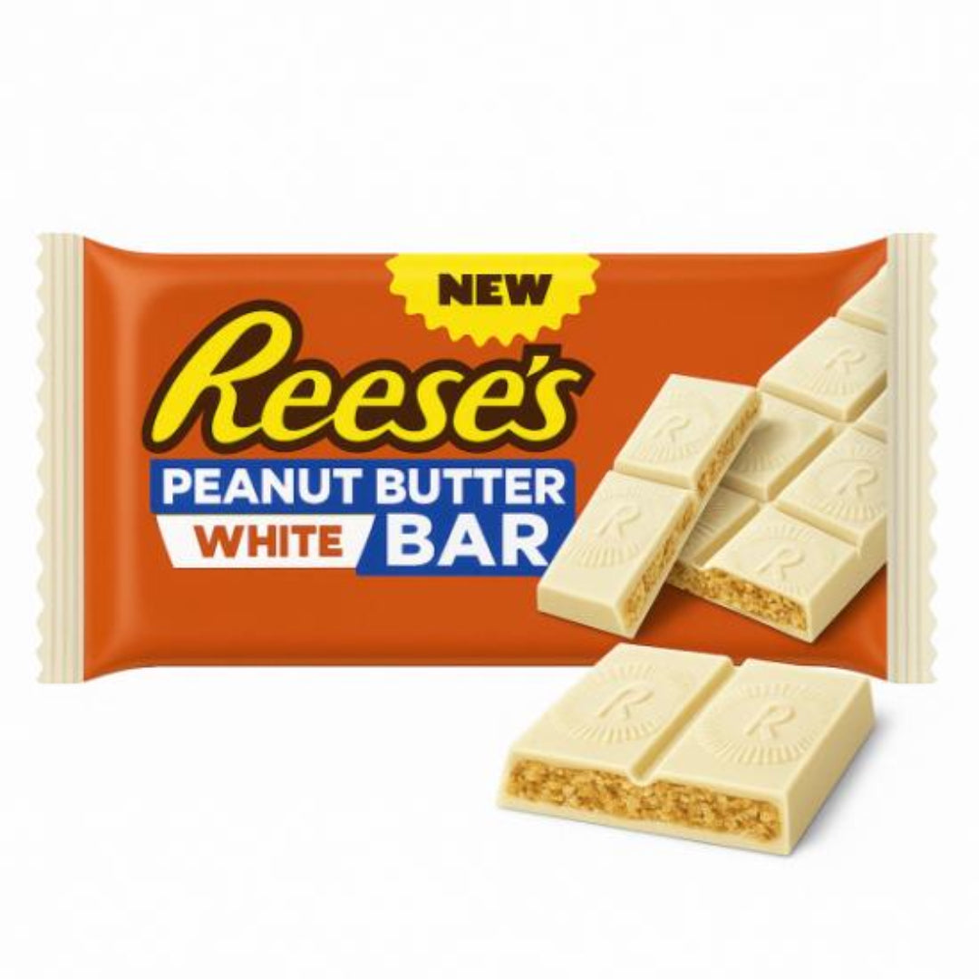 REESES PEUNUT BUTTER WHITE BAR 90GR