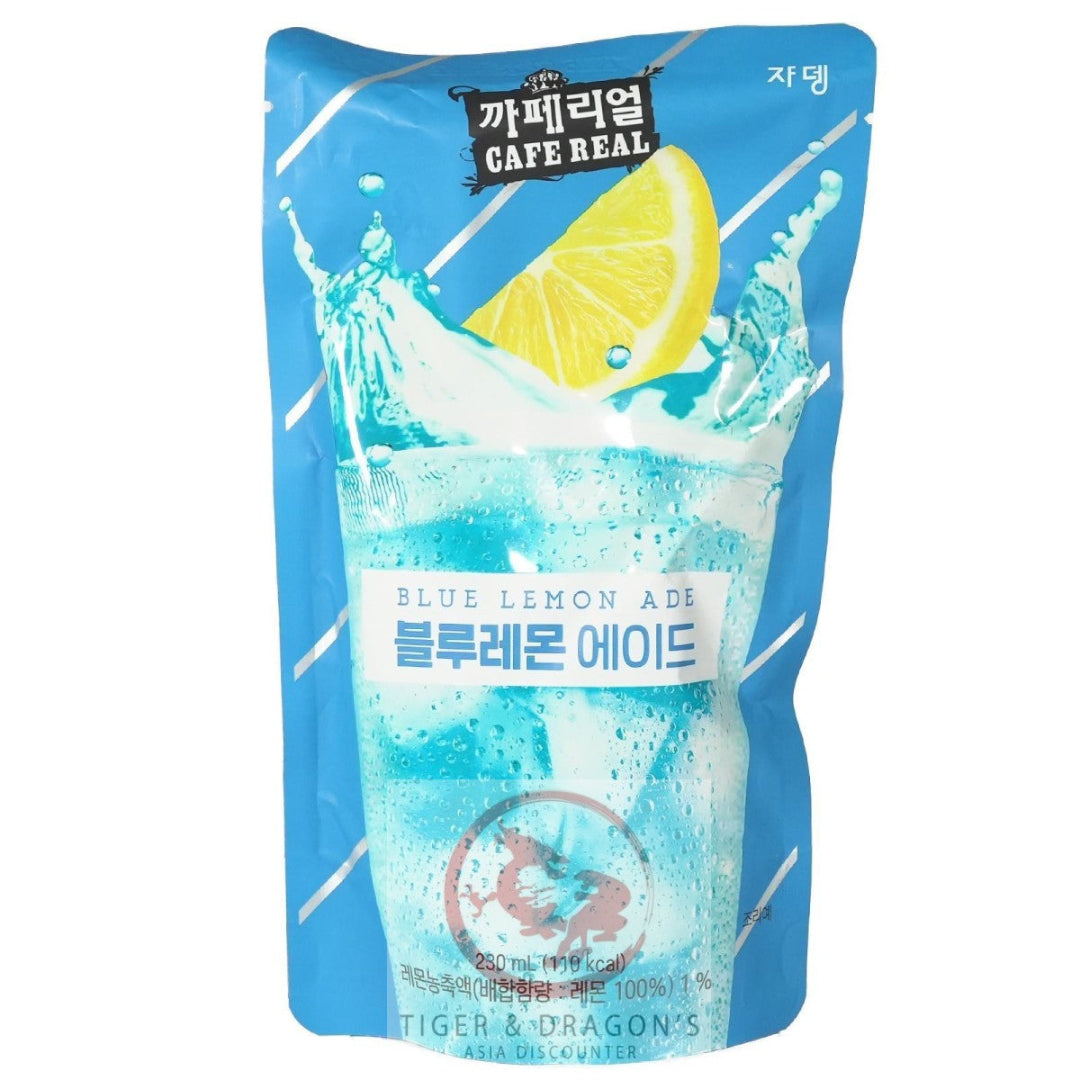 CAFE REAL BLUE LEMON ADE 230ML