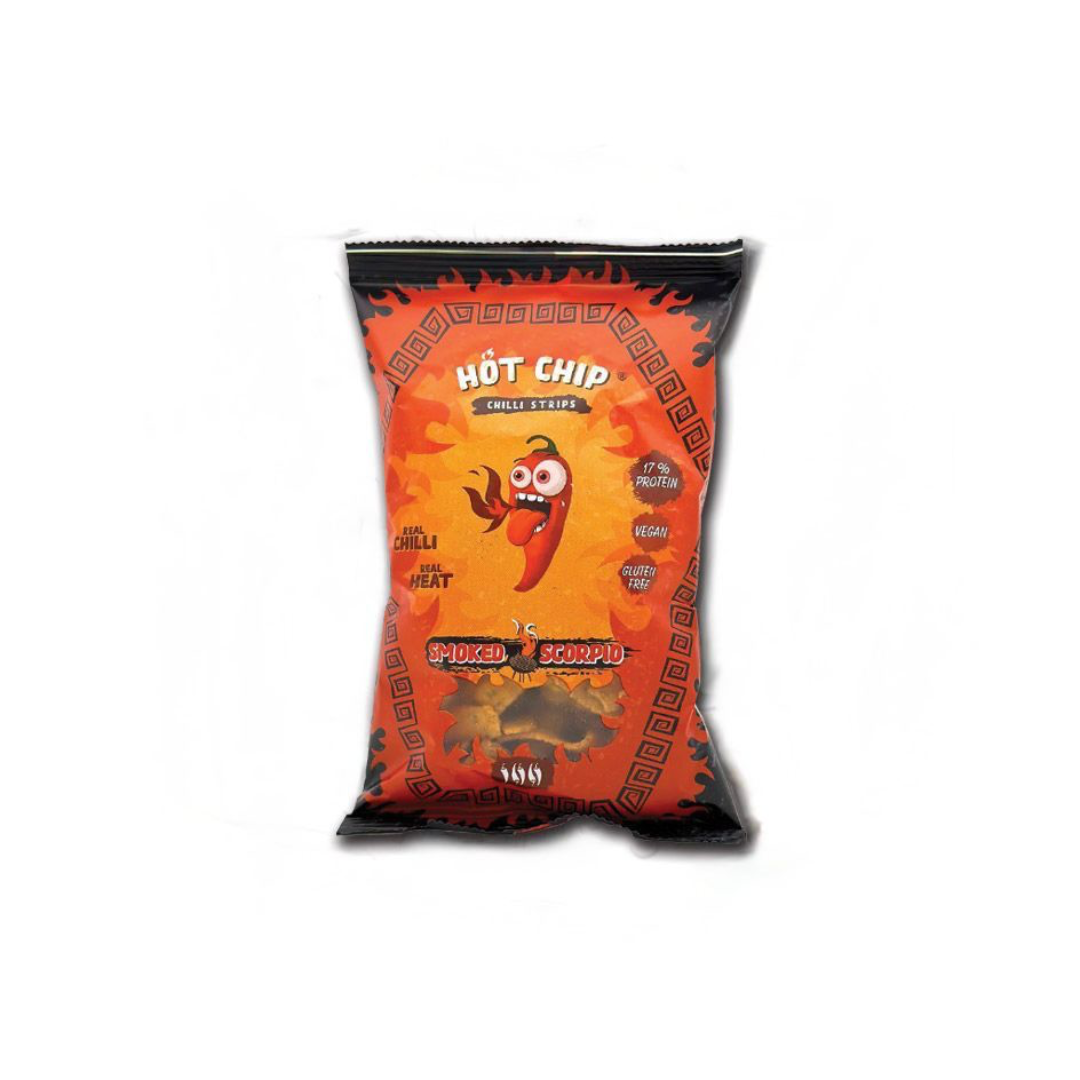 HOT CHIP CHILI STRIPS SMOKED SCORPIO 80 GR