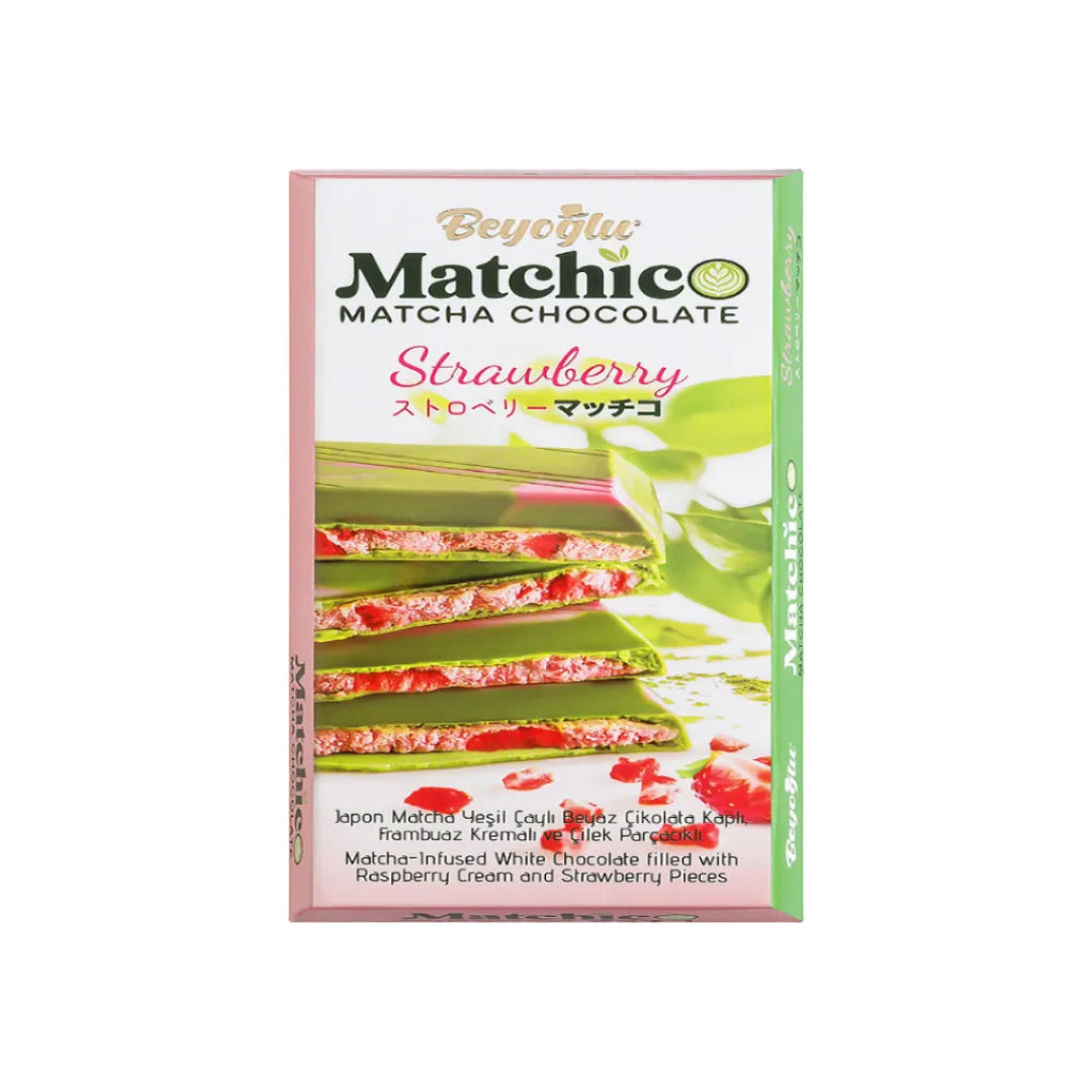 BEYOGLU MATCHIC MATCHA CHOCOLATE STRAWBERRY 95GR