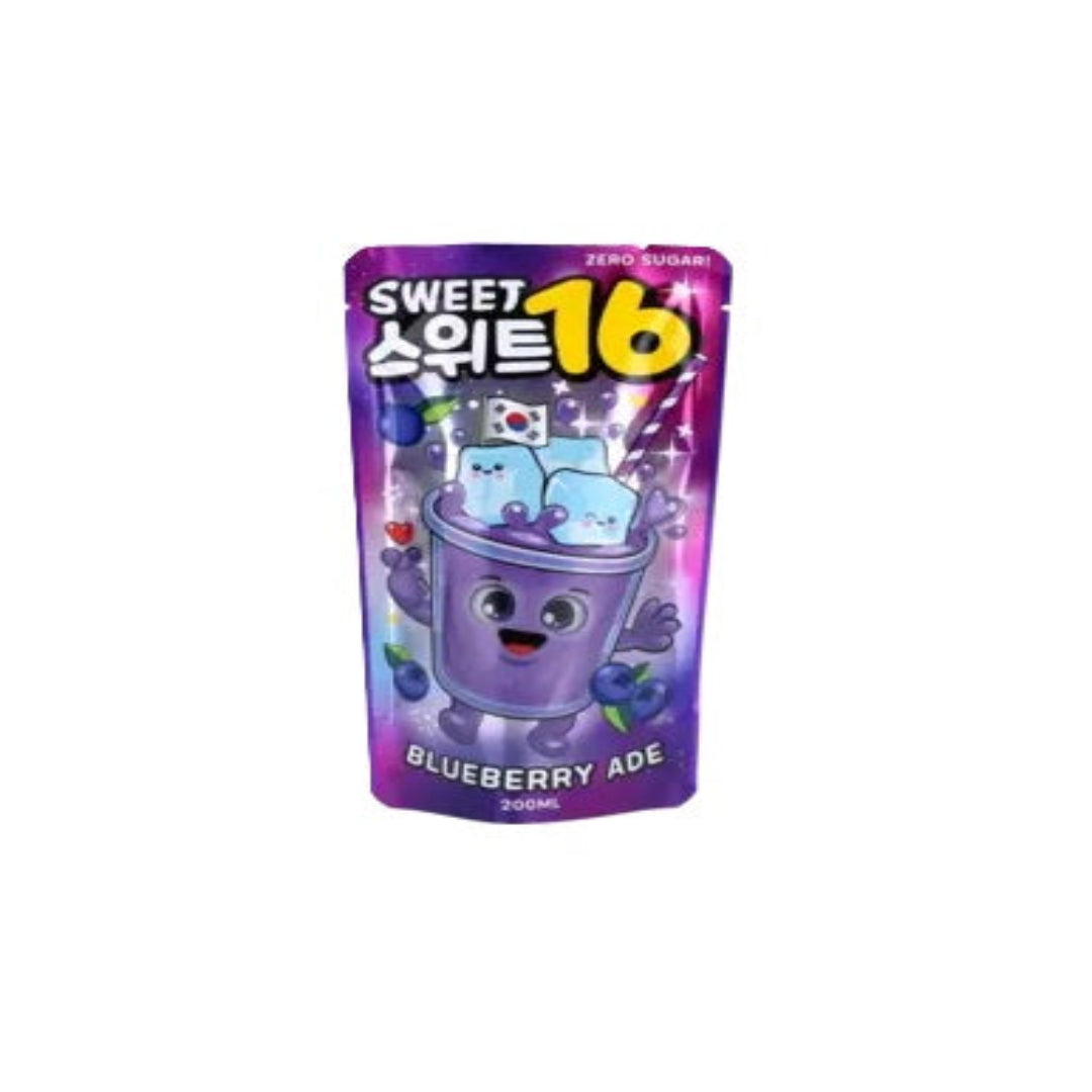 SWEET 16 BLUEBERRY ADE 200ML