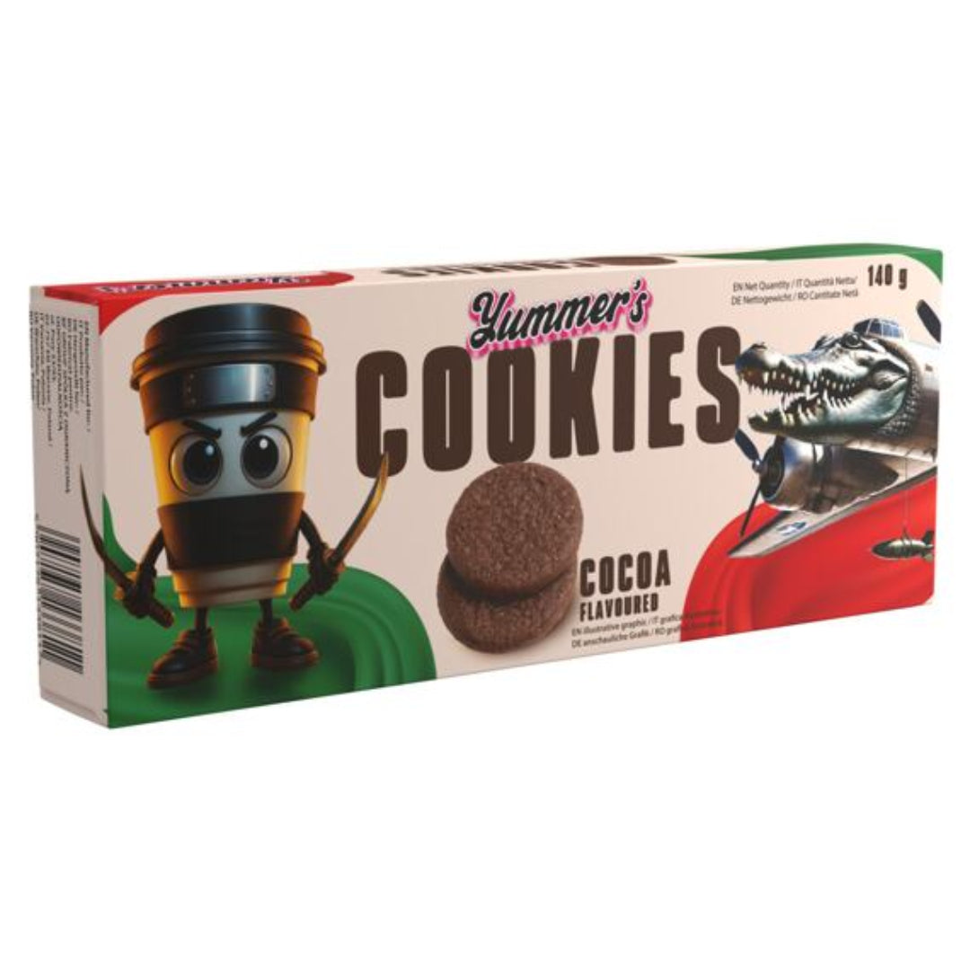 BRAIN ROT YUMMERS CHOCOLATE COOKIES 140GR
