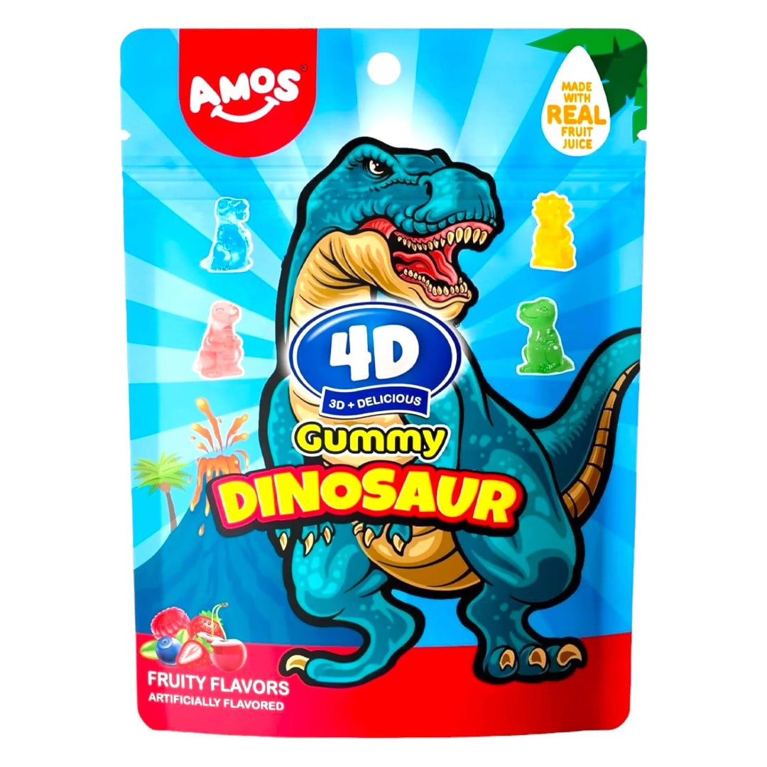 AMOS 4D DINOSAUR GUMMY 65GR