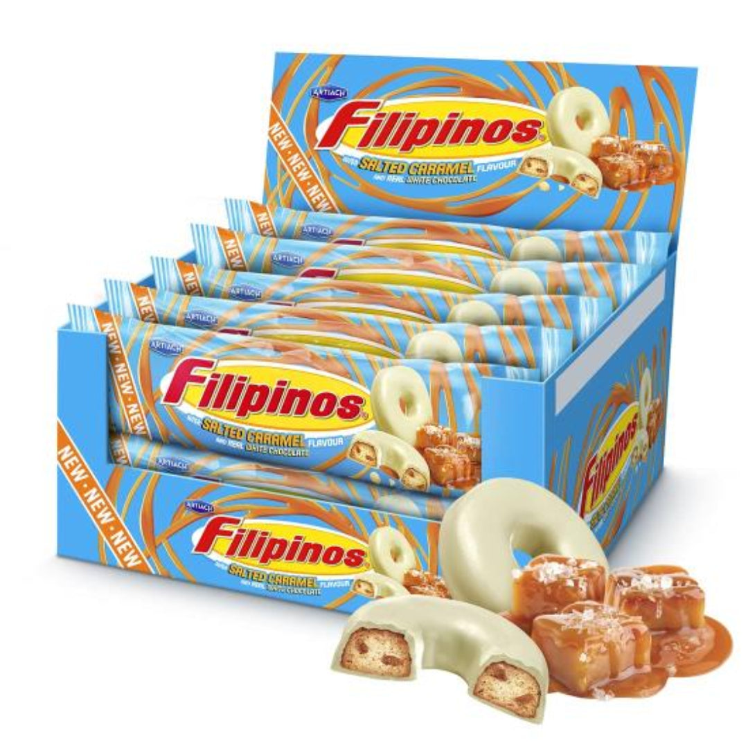 FILIPINOS SALTED CARAMEL AND WHITE CHOCOLATE 118GR