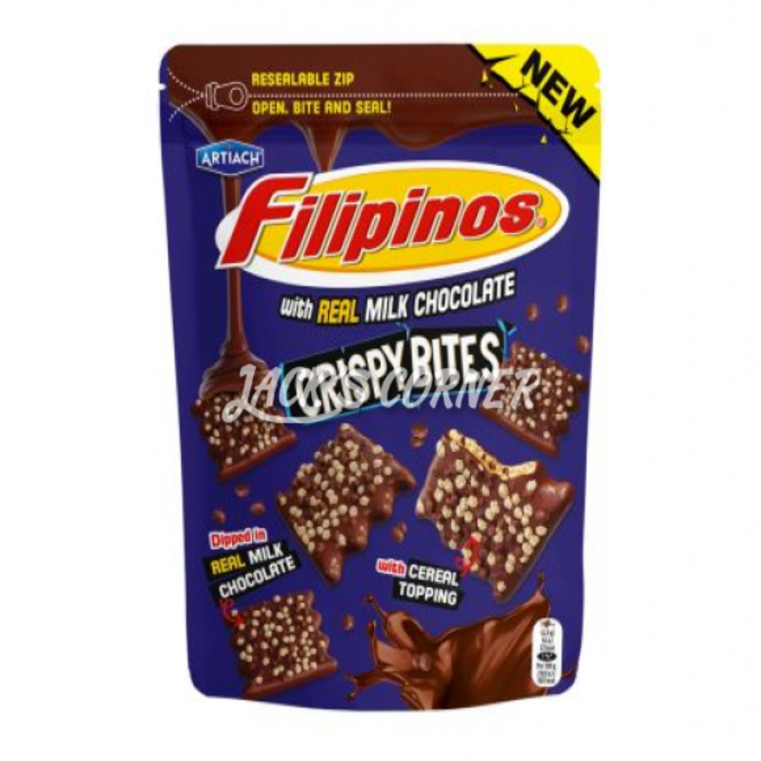 FILIPINOS CRISPY BITES MILK CHOCOLATE 100GR