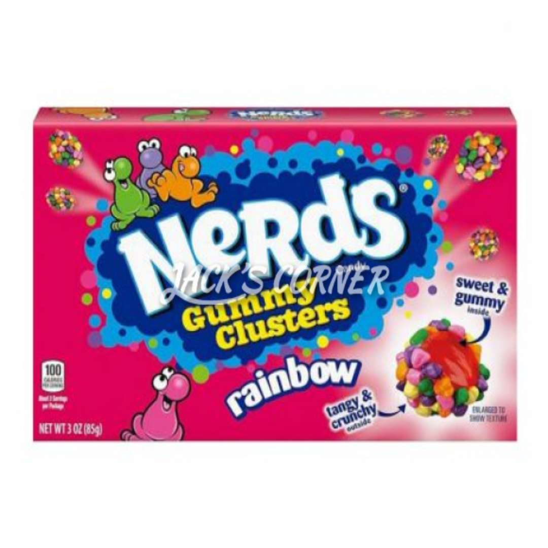 NERDS GUMMY CLUSTERS RAINBOW 85GR