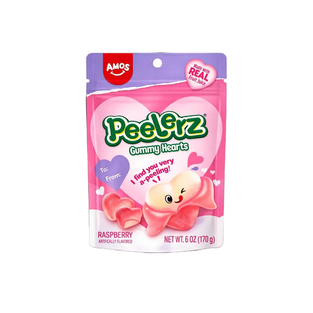 AMOS PEELERZ GUMMY HEARTS 65GR