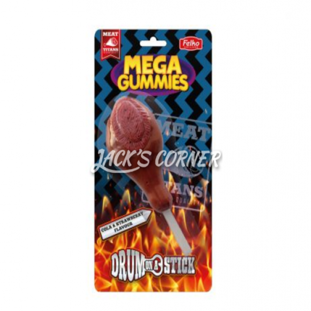 MEGA GUMMIES DRUM ON A STICK 120GR