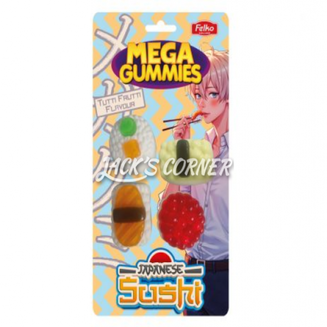 MEGA GUMMIES JAPANESE SUSHI 120GR