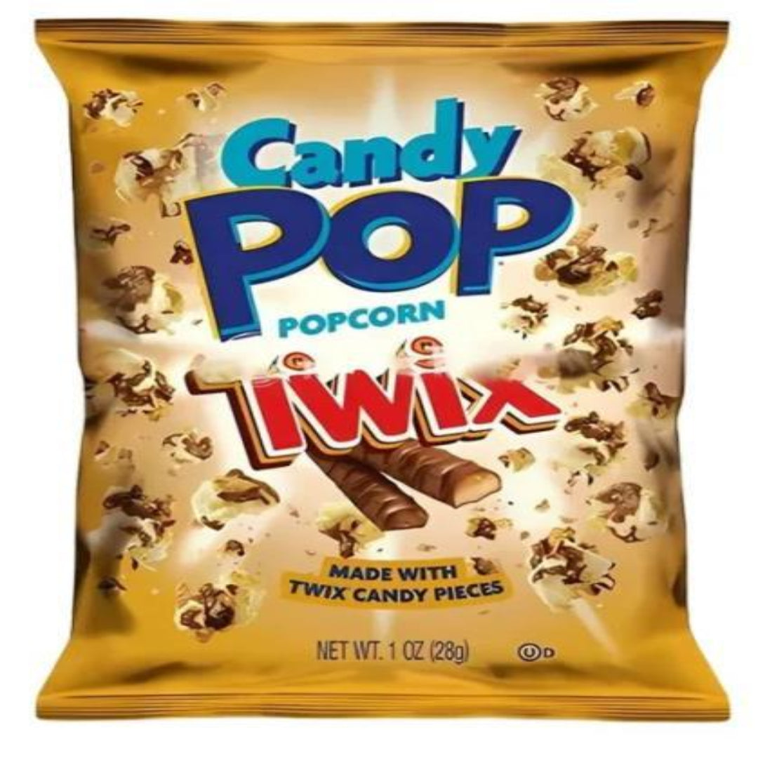 CANDY POP POPCORN TWIX MINIS 28GR