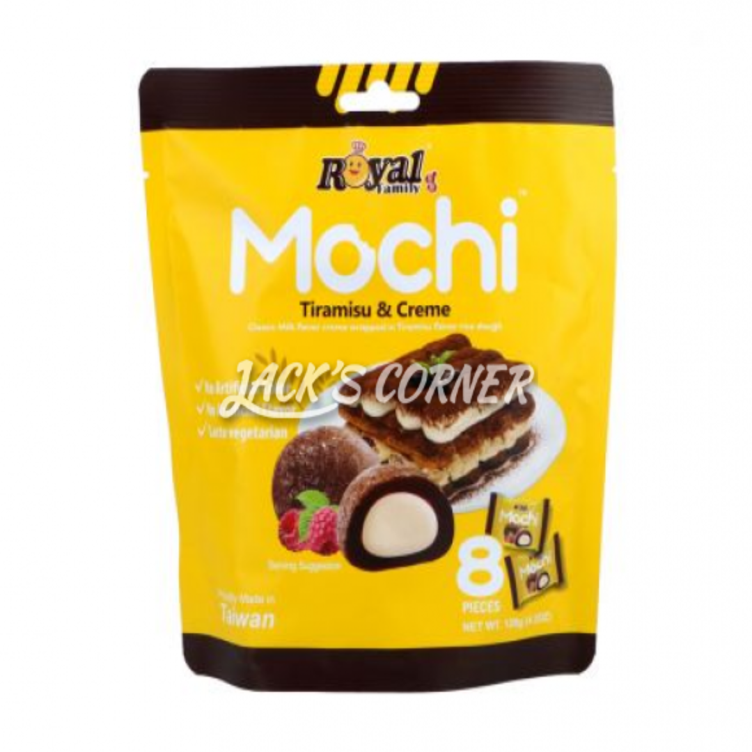 ROYAL FAMILY MOCHI TIRAMISU & CREME 120GR