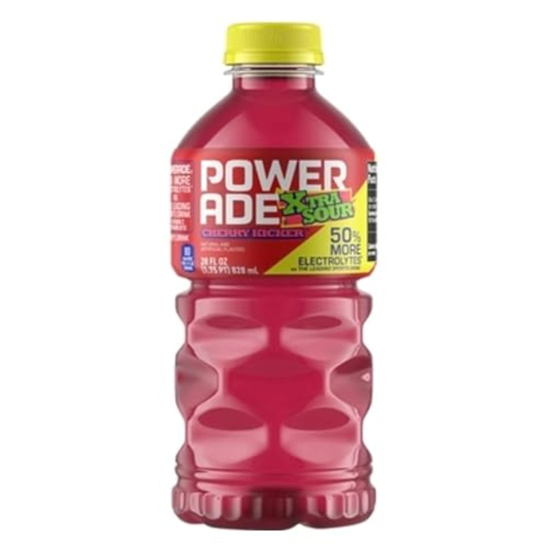 POWER ADE XTRA SOUR CHERRY KICKER 828ML