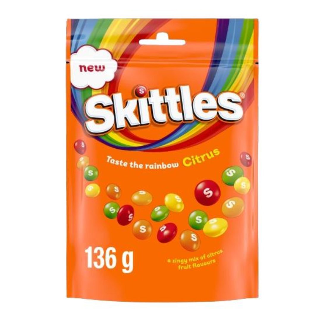 SKITTLES CITRUS ORANGE 136GR