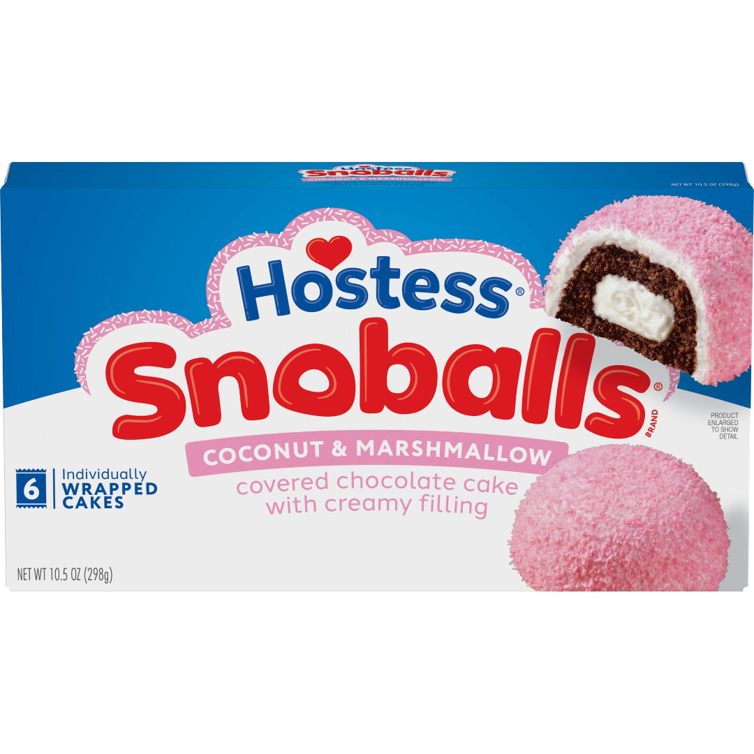 HOSTESS SNOBALLS COCONUT & MARSHMALLOW 298GR