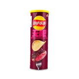 LAYS STAX BLACK PEPPER STEAK 90GR