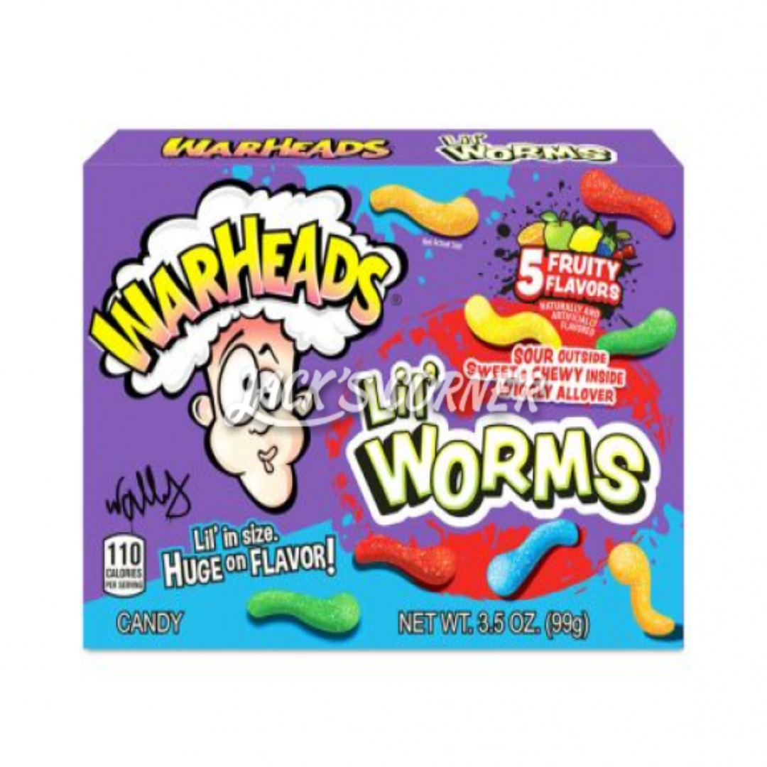 WARHEADS LIL WORMS 99GR