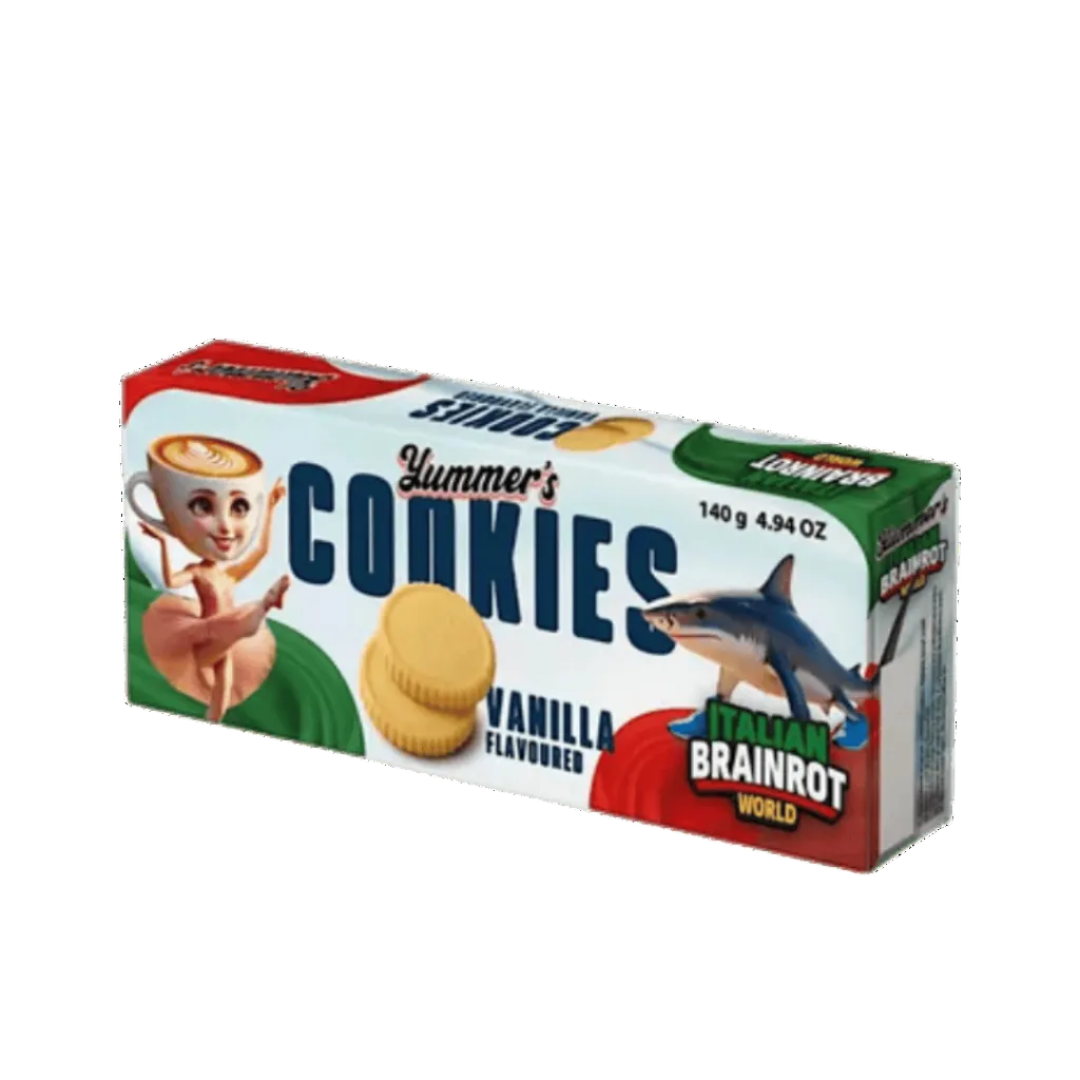 BRAIN ROT YUMMERS VANILLA COOKIES 140GR