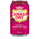 CANADA DRY CRANBERRY GINGER ALE 355ML