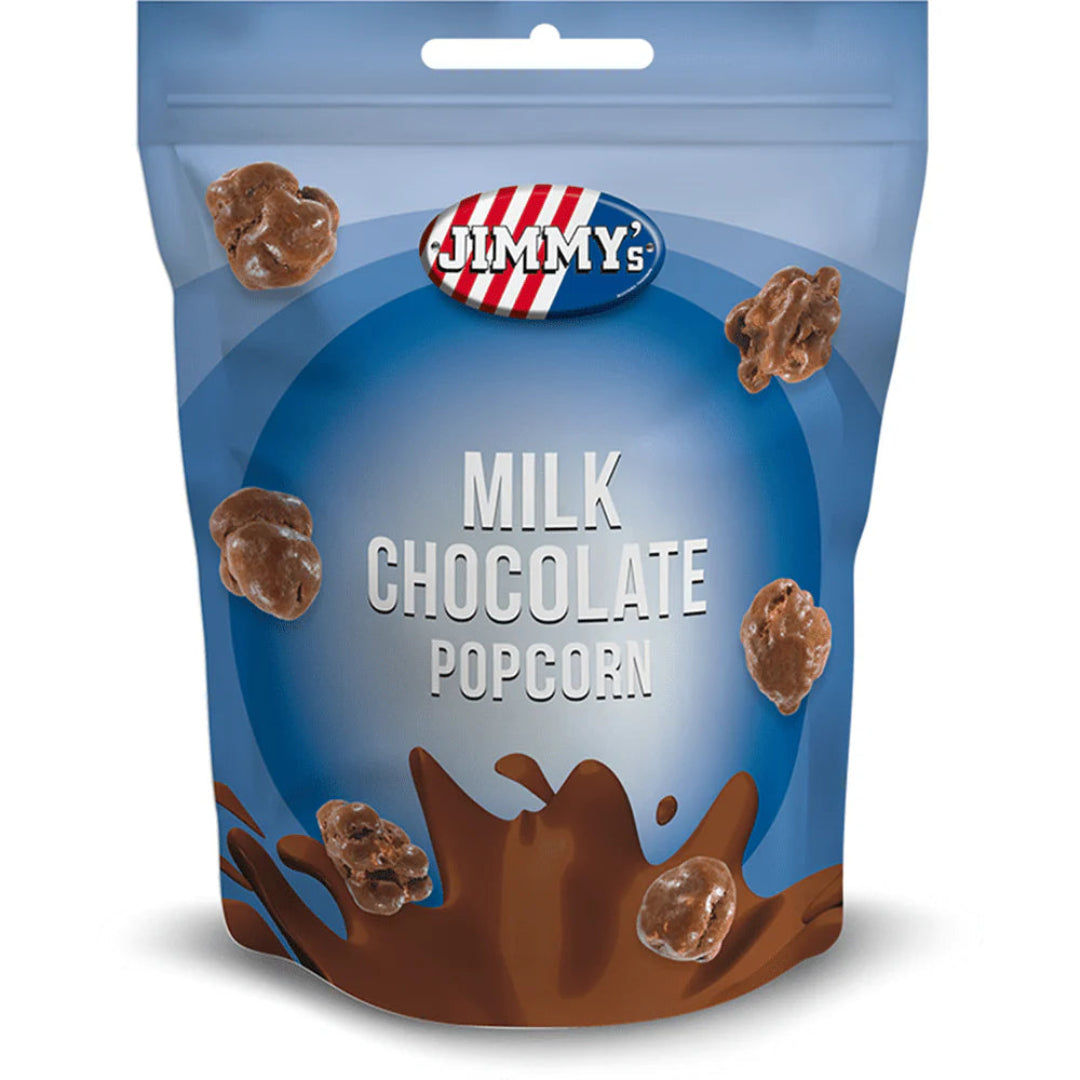 JIMMY'S MILK CHOCOLATE POPCORN 120GR